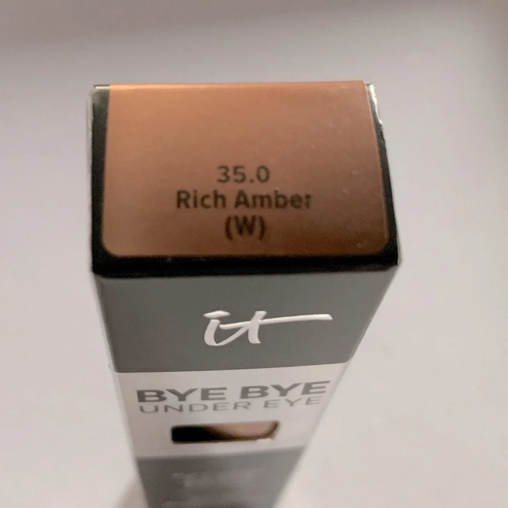 IT Cosmetics Bye Bye Under Eye Waterproof Concealer Brown 35.0 Rich Amber (W)